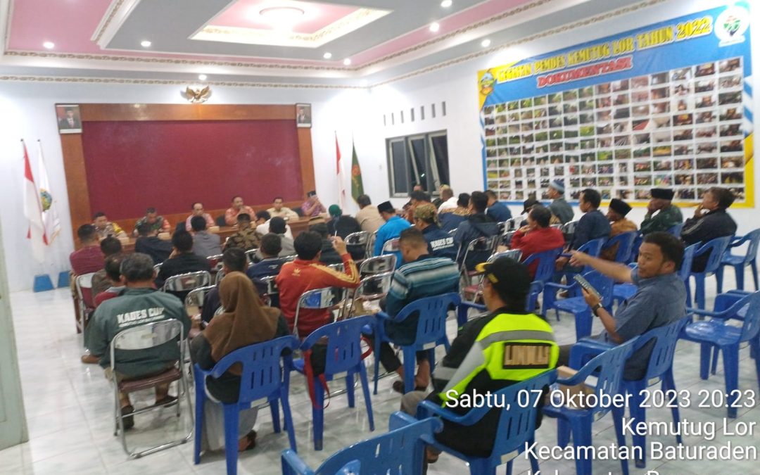 SAH! Kesepakatan di Musdes Pengelolaan Tanah Galian Embung Kemutug Lor jadi PAD
