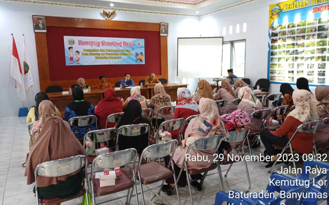 Bangun Generasi Hebat, Kemutug Lor Gelar Rembug Stunting