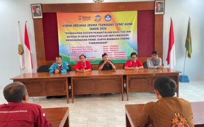 Kolaborasi Telkom University dan Pemdes Kemutug Lor Hadirkan Teknologi Pemantauan Air Bersih Berbasis Energi Terbarukan