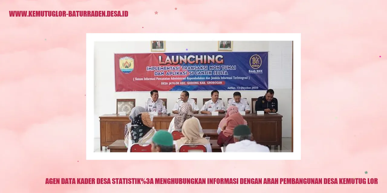 Agen Data Kader Desa Statistik