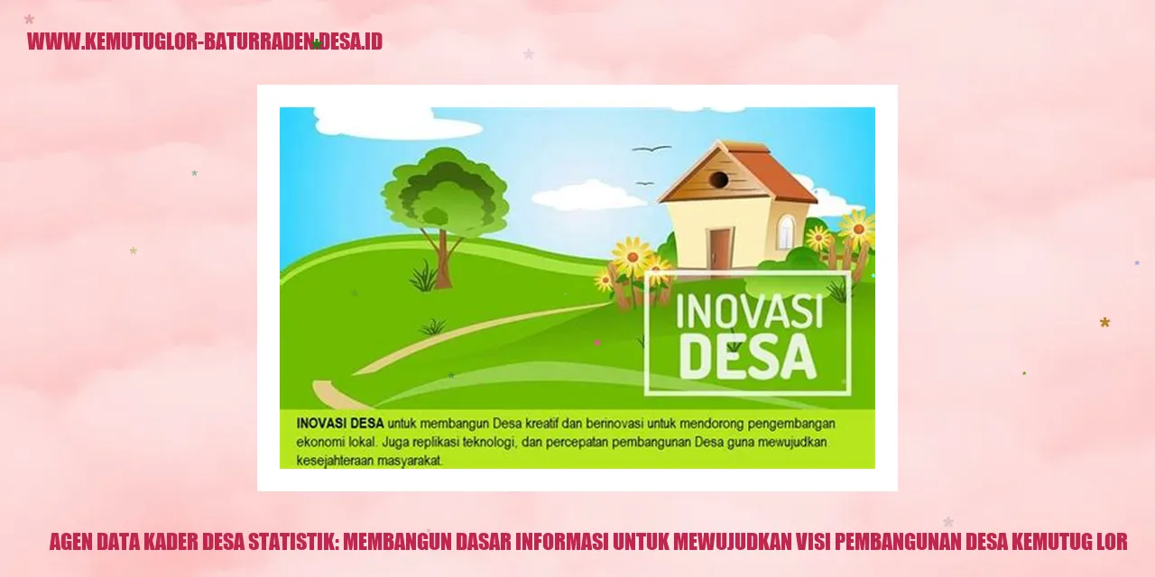 Agen Data Kader desa Statistik