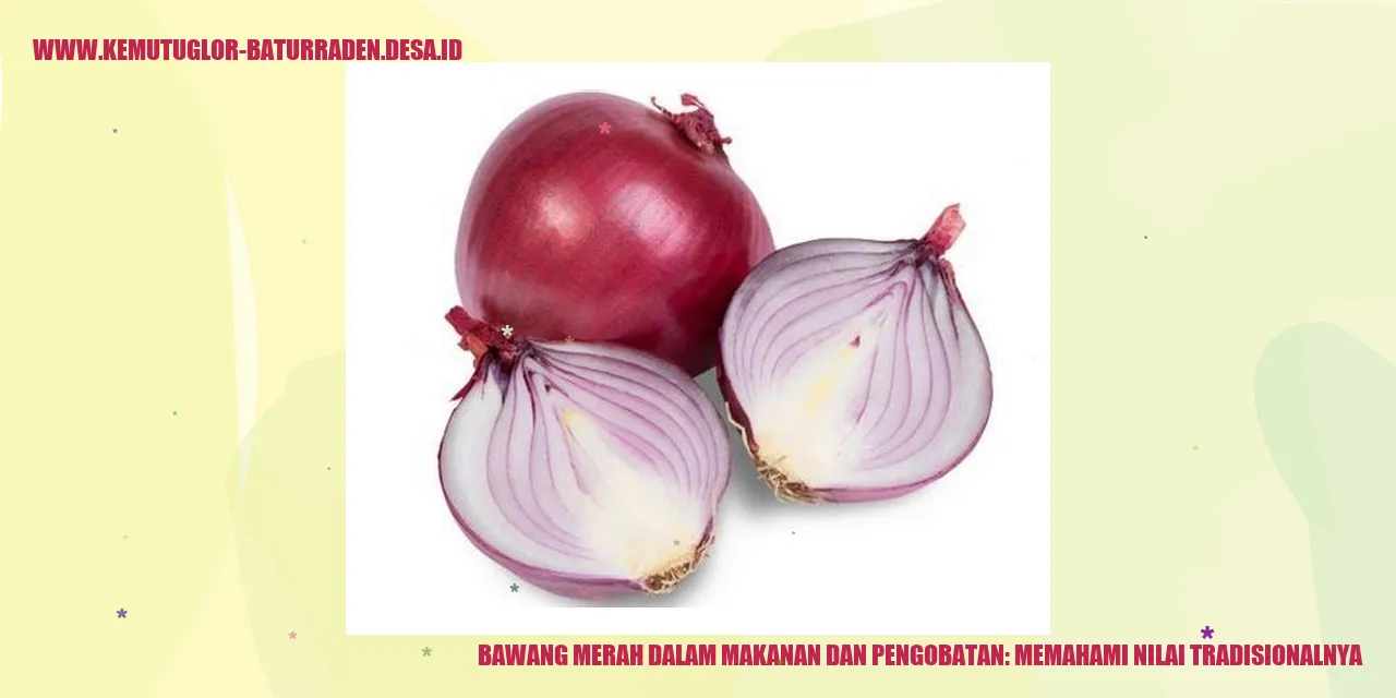 Bawang Merah dalam Makanan dan Pengobatan: Memahami Nilai Tradisionalnya