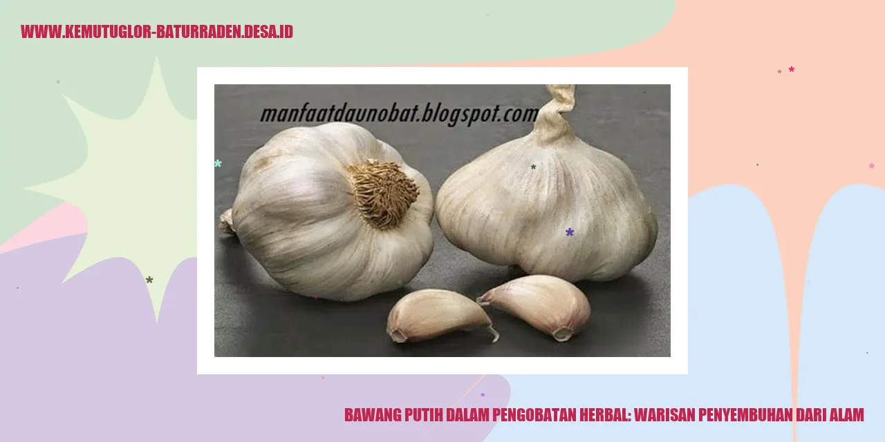 Bawang Putih dalam Pengobatan Herbal: Warisan Penyembuhan dari Alam