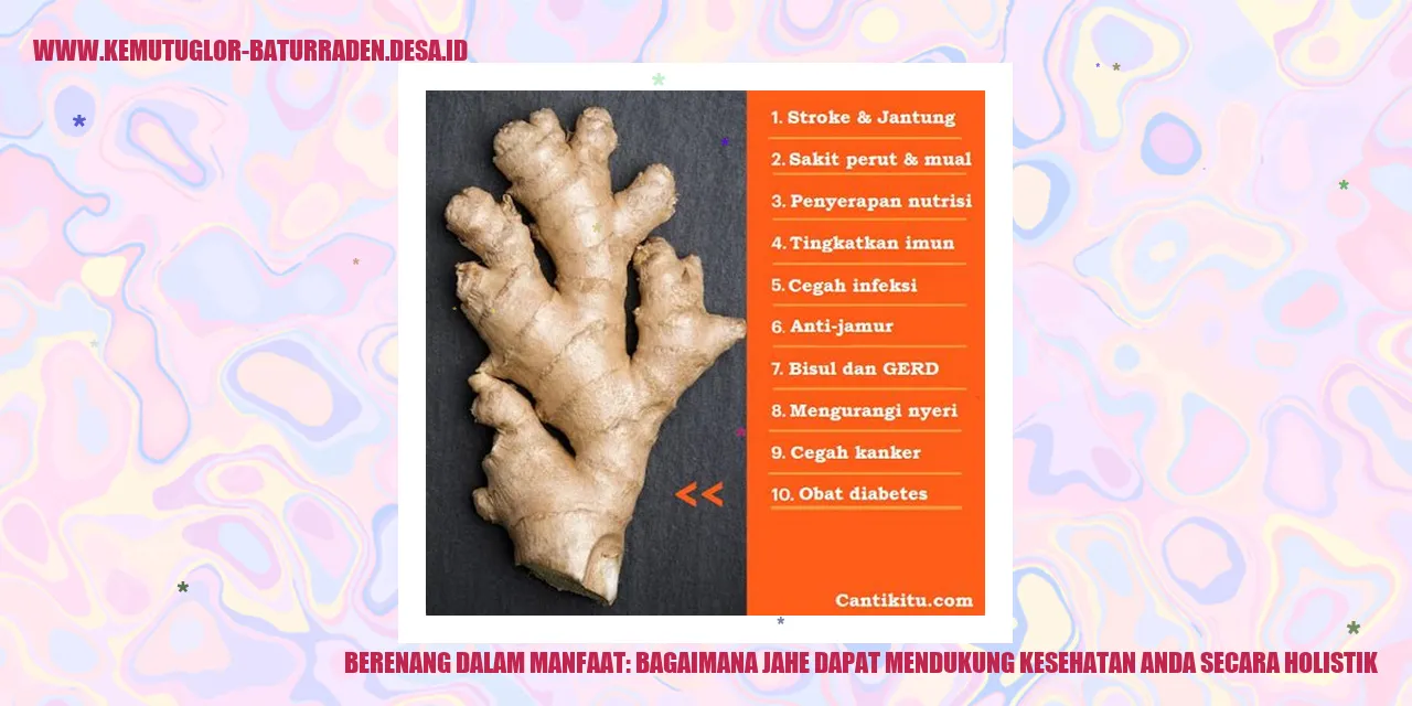 Manfaat Jahe
