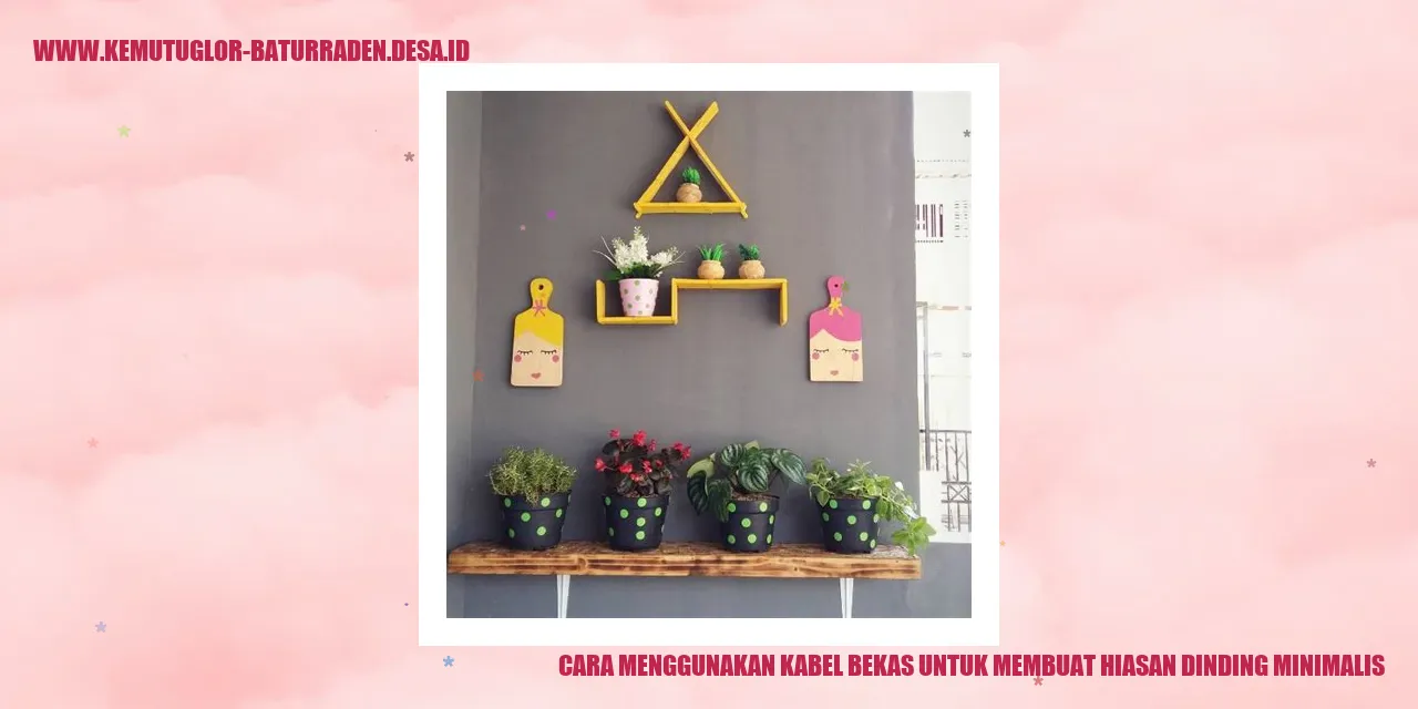 Hiasan Dinding Minimalis