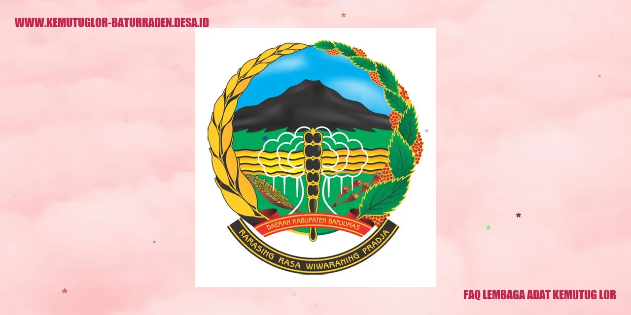 Lembaga Adat Desa Kemutug Lor