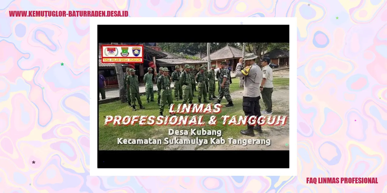 Gambar Linmas Profesional