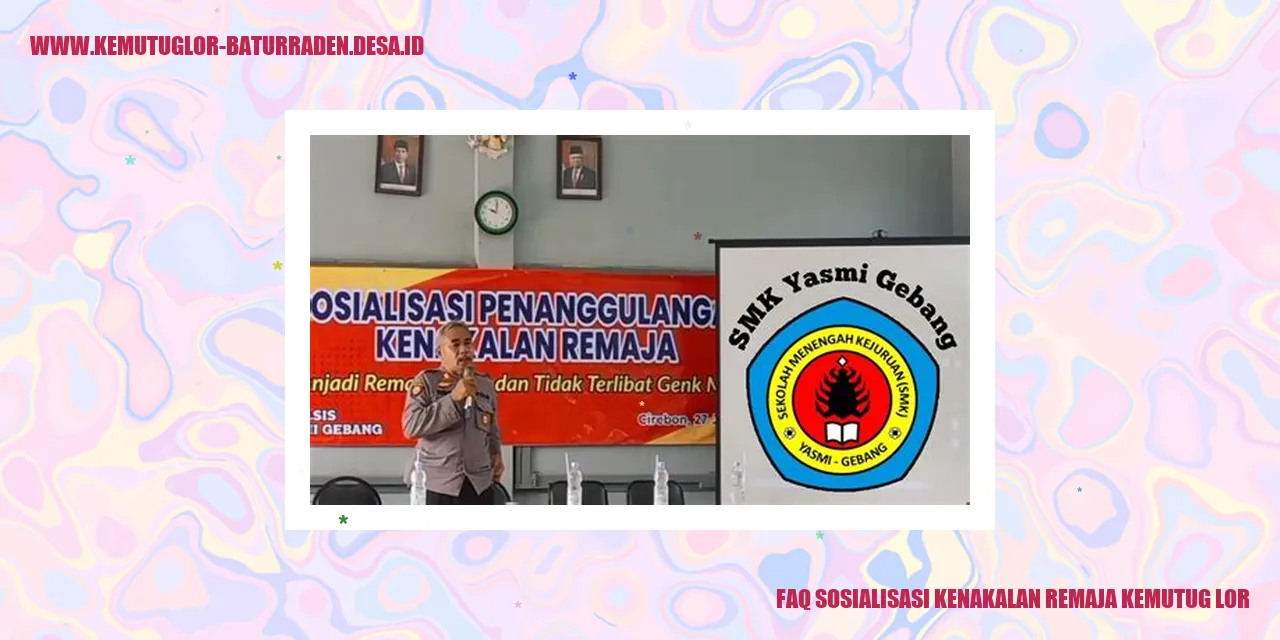 Sosialisasi Kenakalan Remaja