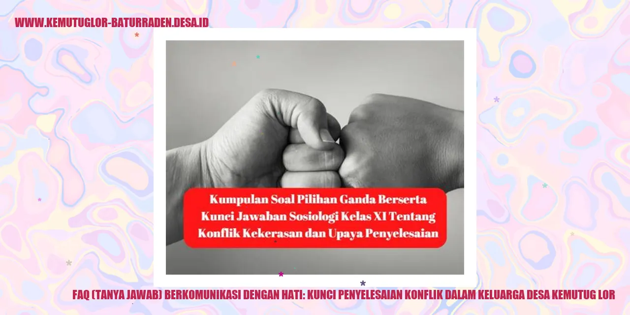 Tanya Jawab Berkomunikasi dengan Hati