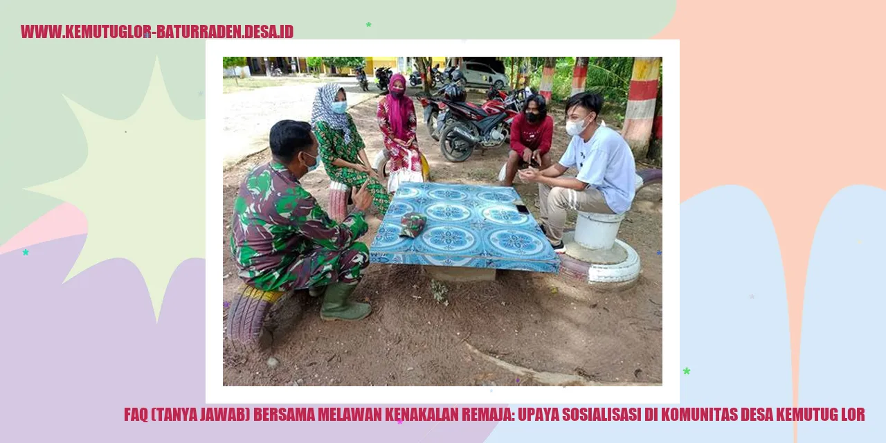 Sosialisasi di Komunitas Desa Kemutug Lor