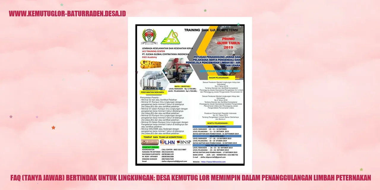 FAQ (Tanya Jawab) Bertindak untuk Lingkungan