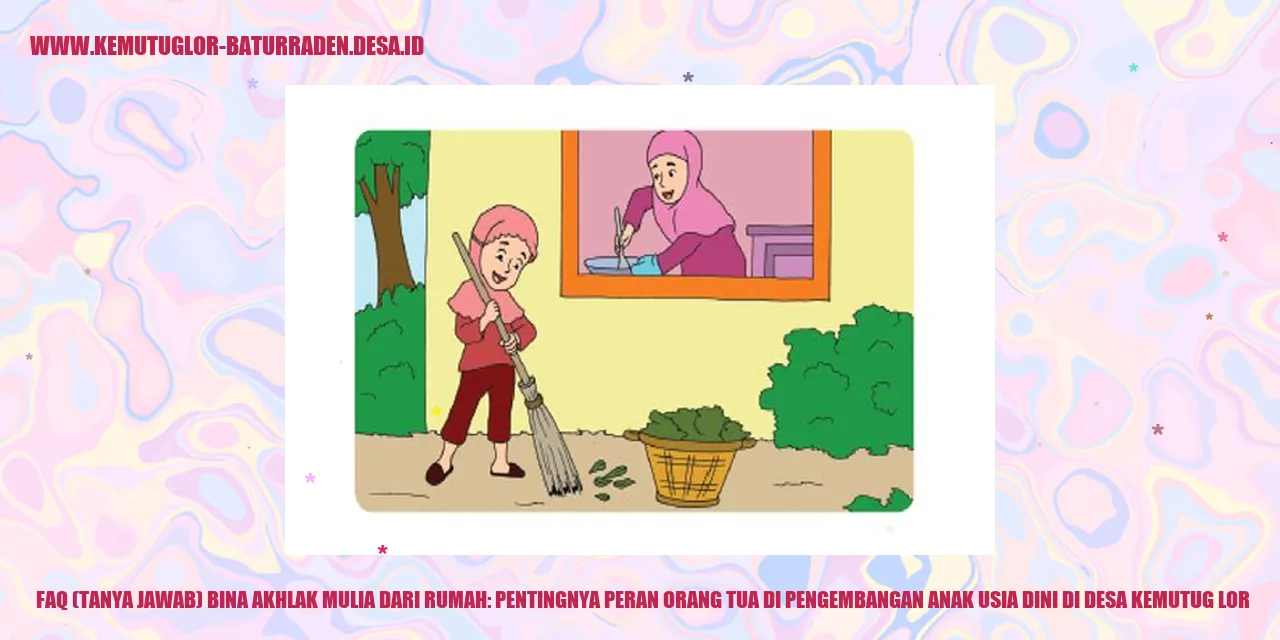 Pentingnya Peran Orang Tua di Pengembangan Anak Usia Dini
