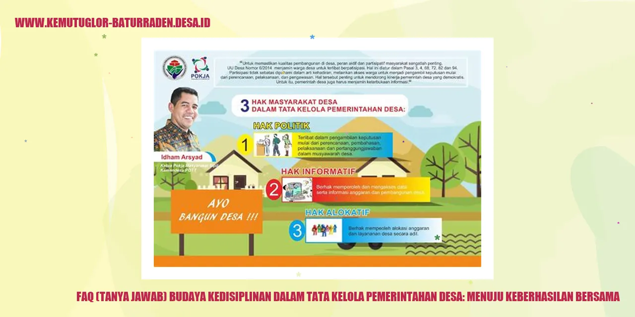 Budaya Kedisiplinan dalam Tata Kelola Pemerintahan Desa