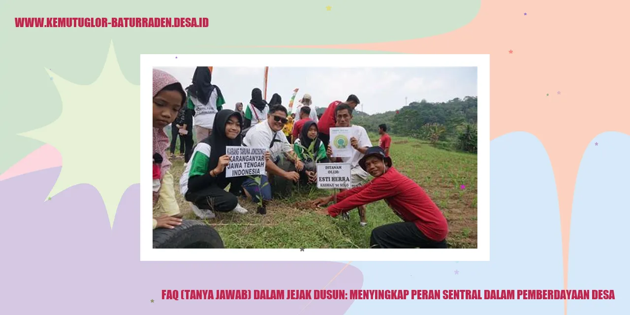 Gambar FAQ Dalam Jejak Dusun