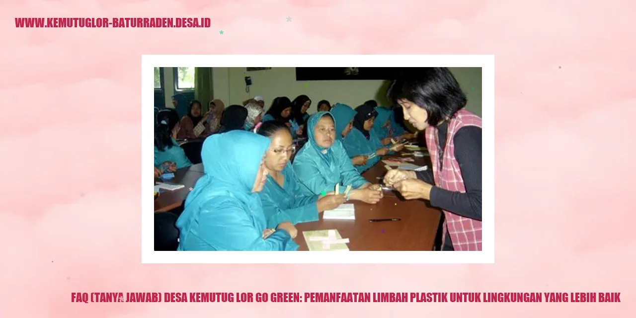 Tanya Jawab Desa Kemutug Lor Go Green