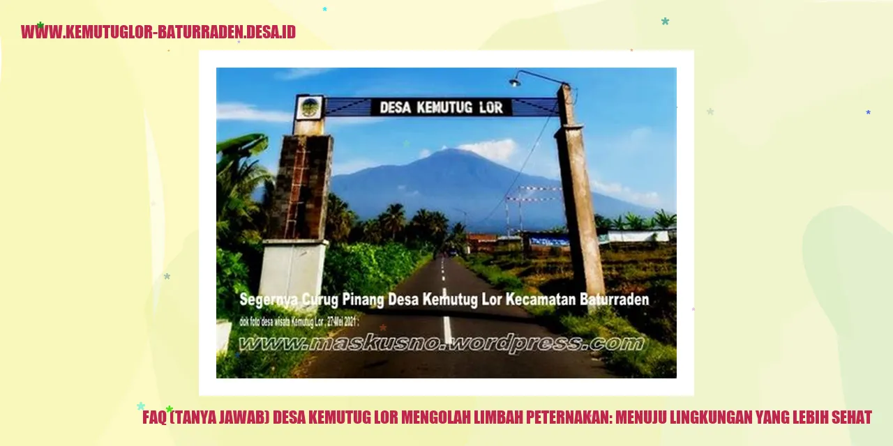FAQ Desa Kemutug Lor