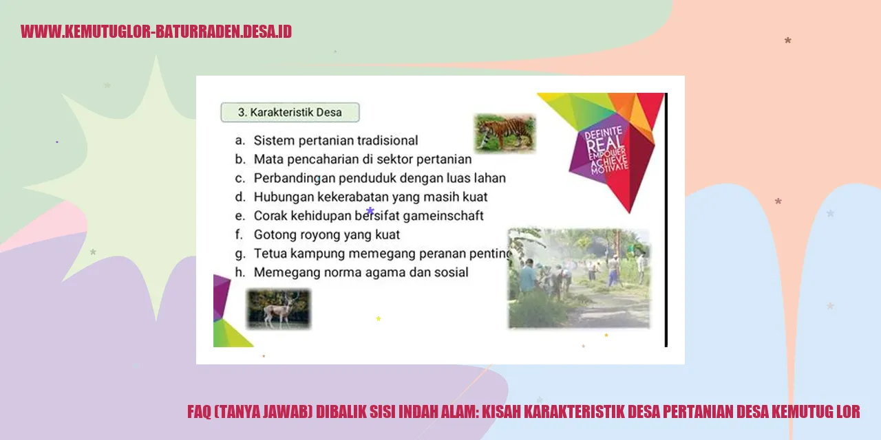 Desa Pertanian kemutug lor