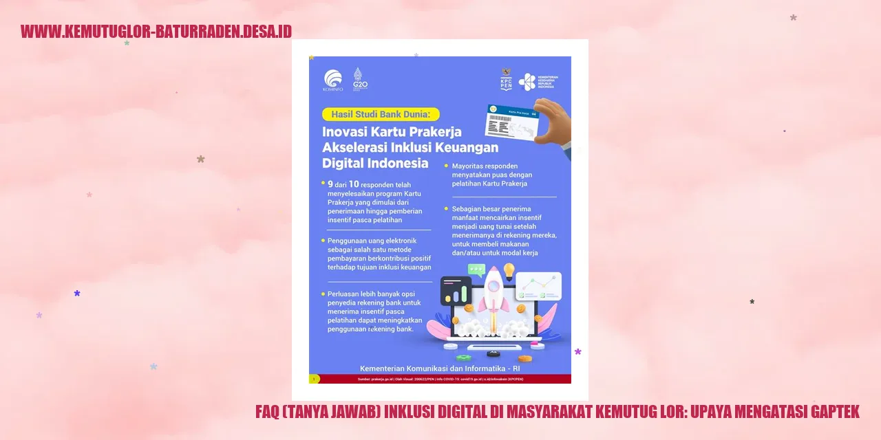 Inklusi Digital di Masyarakat Kemutug Lor