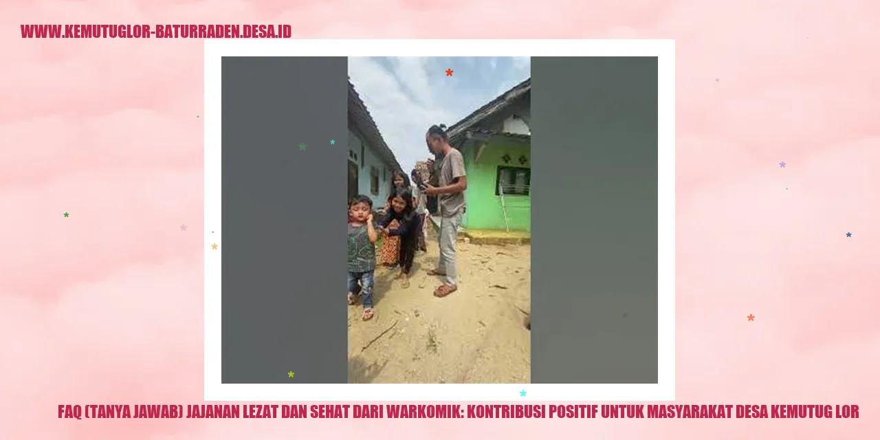 Jajanan Sehat WARKOMIK