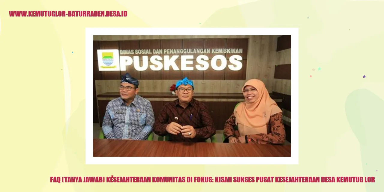 Pusat Kesejahteraan Desa Kemutug Lor