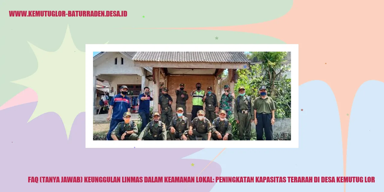 Keunggulan Linmas dalam Keamanan Lokal