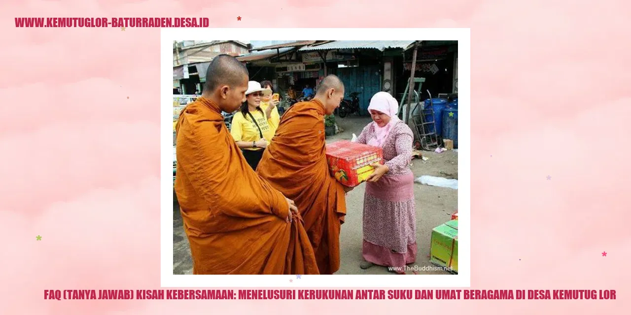 Kerukunan Antar Suku dan Umat Beragama di Desa Kemutug Lor