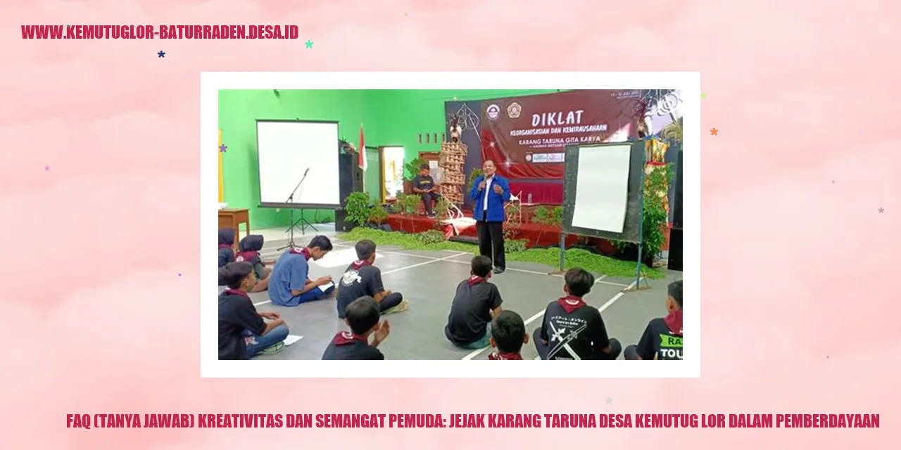 Jejak Karang Taruna Desa Kemutug Lor dalam Pemberdayaan Pemuda