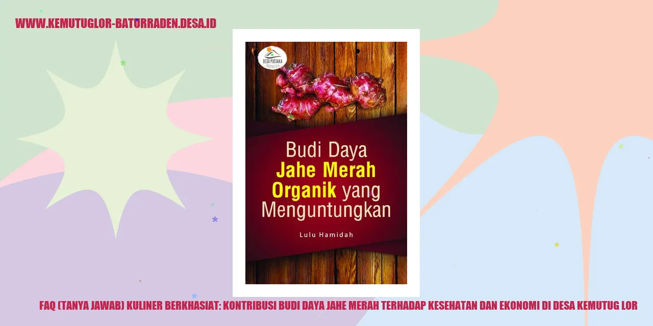 Jahe Merah