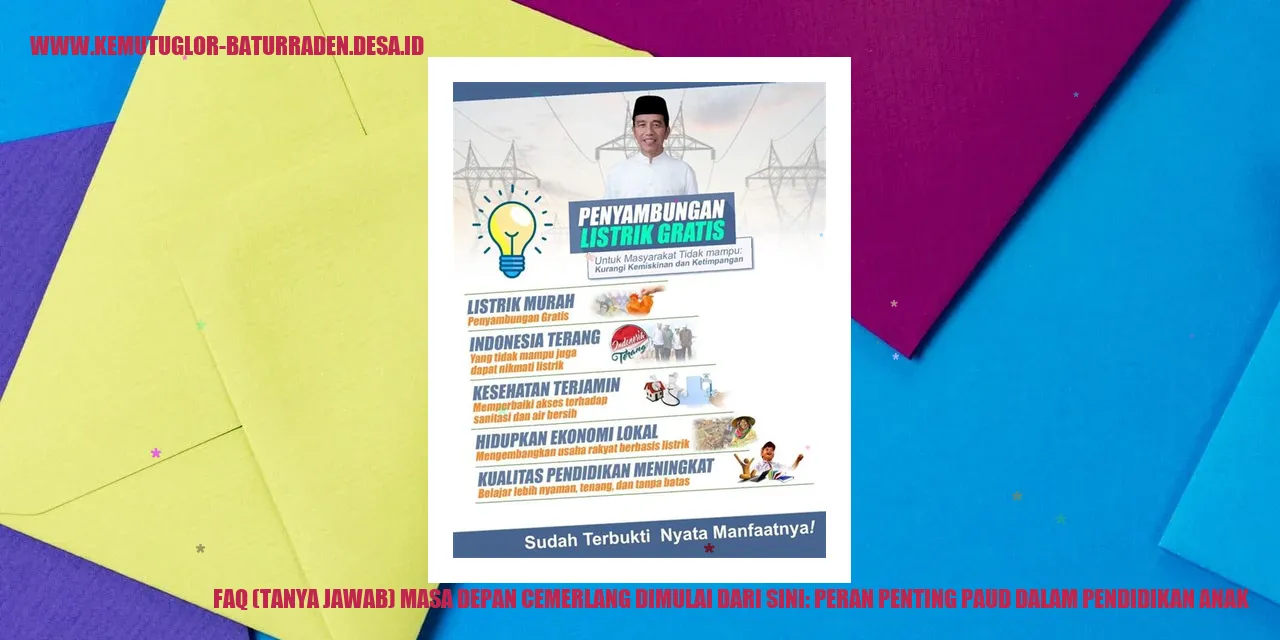 Peran Penting PAUD dalam Pendidikan Anak