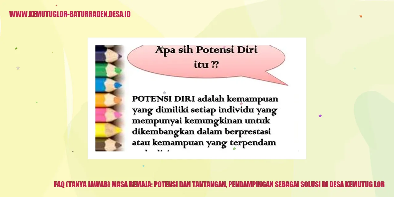 Gambar FAQ (Tanya Jawab) Masa Remaja