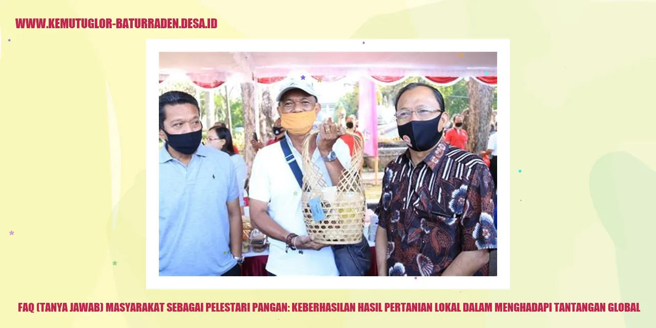 Masyarakat Pelestari Pangan