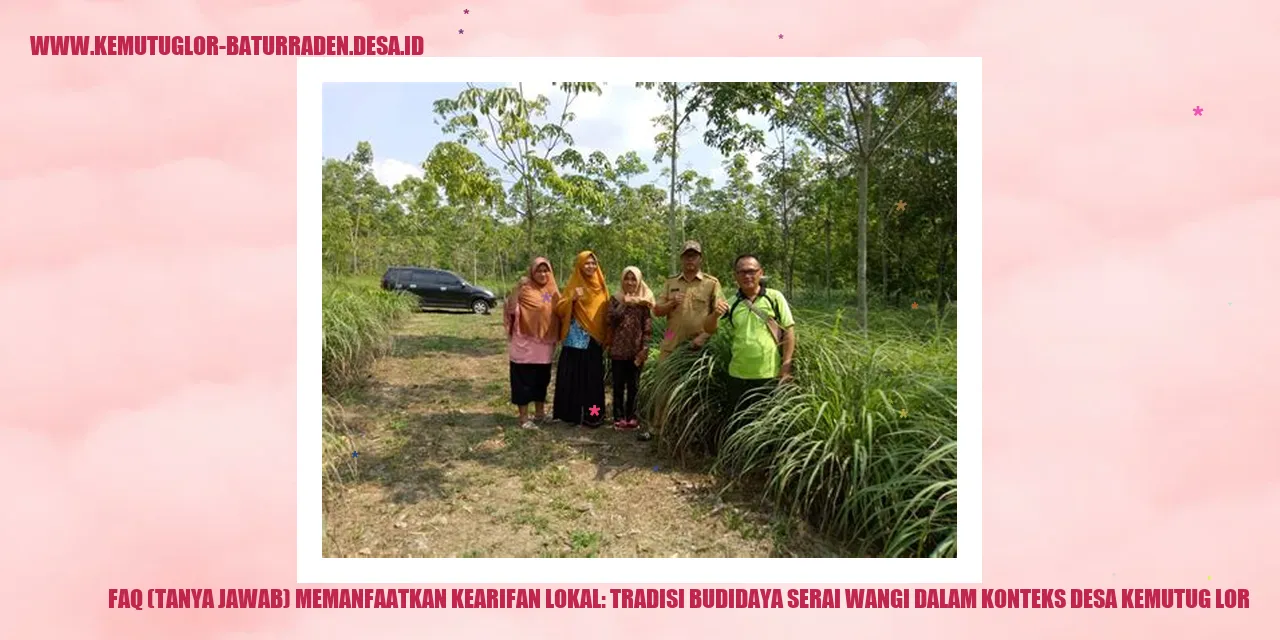 ilustrasi serai wangi