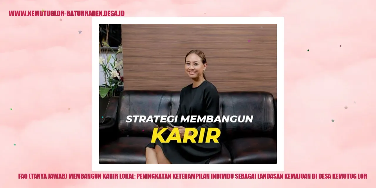 Gambar Karir Lokal di Desa Kemutug Lor