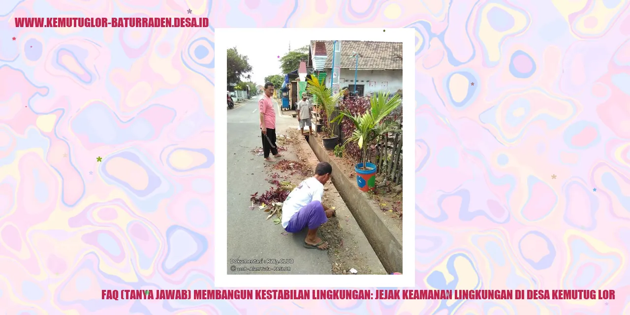 Jejak Keamanan Lingkungan di Desa Kemutug Lor