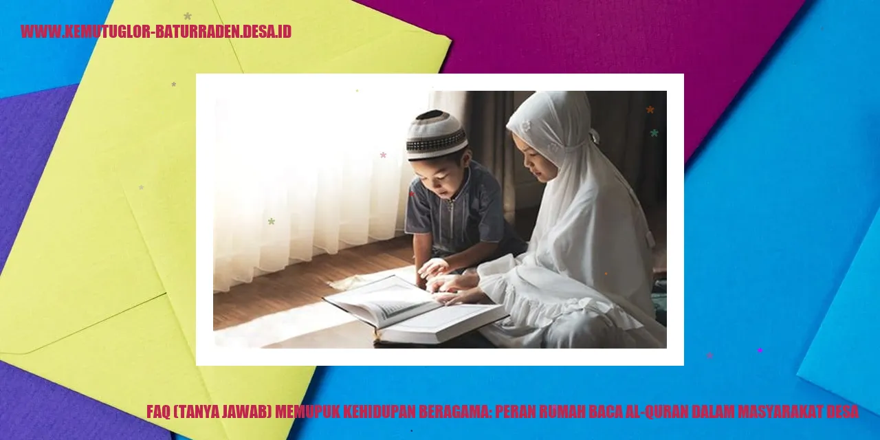 Gambar Rumah Baca Al-Quran