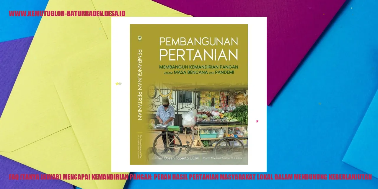 Gambar Tanya Jawab Mencapai Kemandirian Pangan