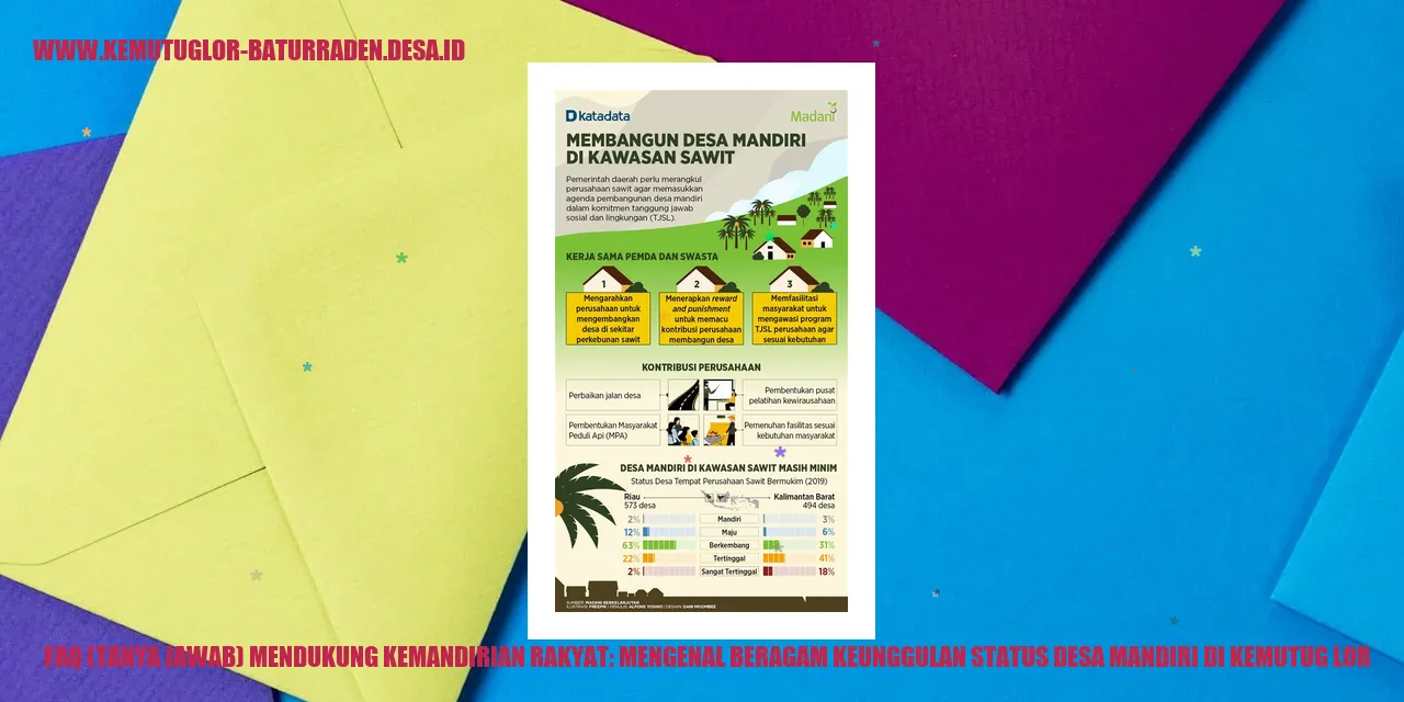 Keunggulan Desa Mandiri di Kemutug Lor