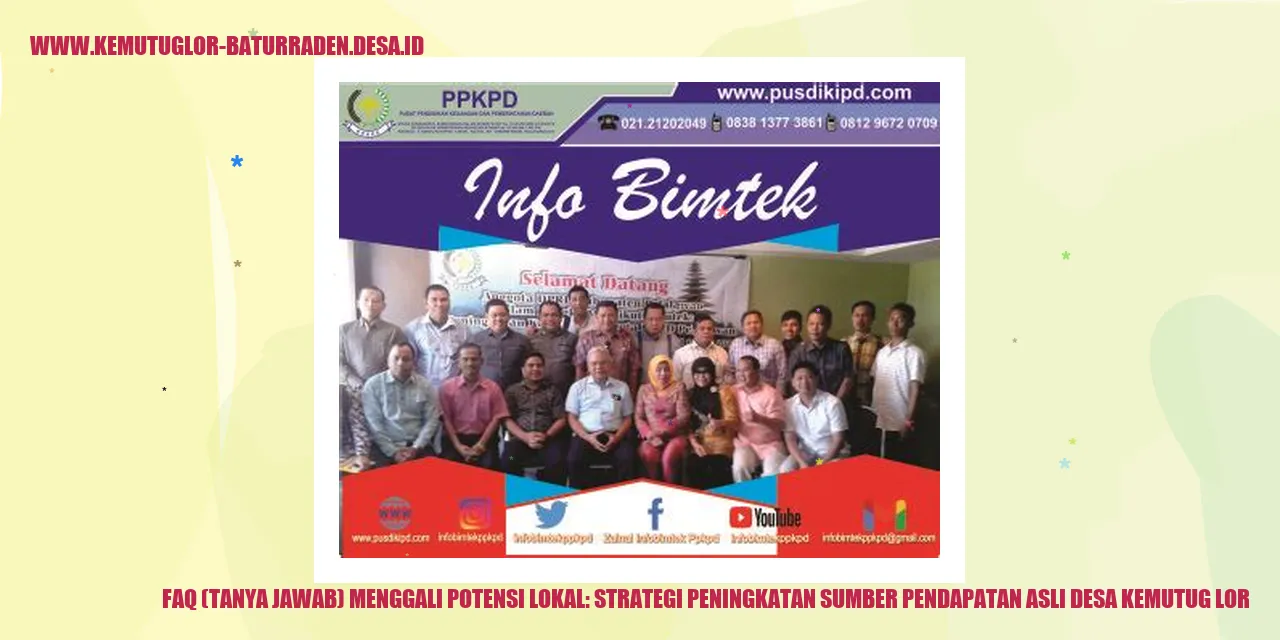 Potensi Lokal Desa Kemutug Lor