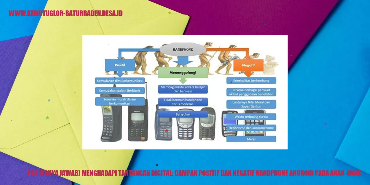 Handphone Android pada Anak-anak