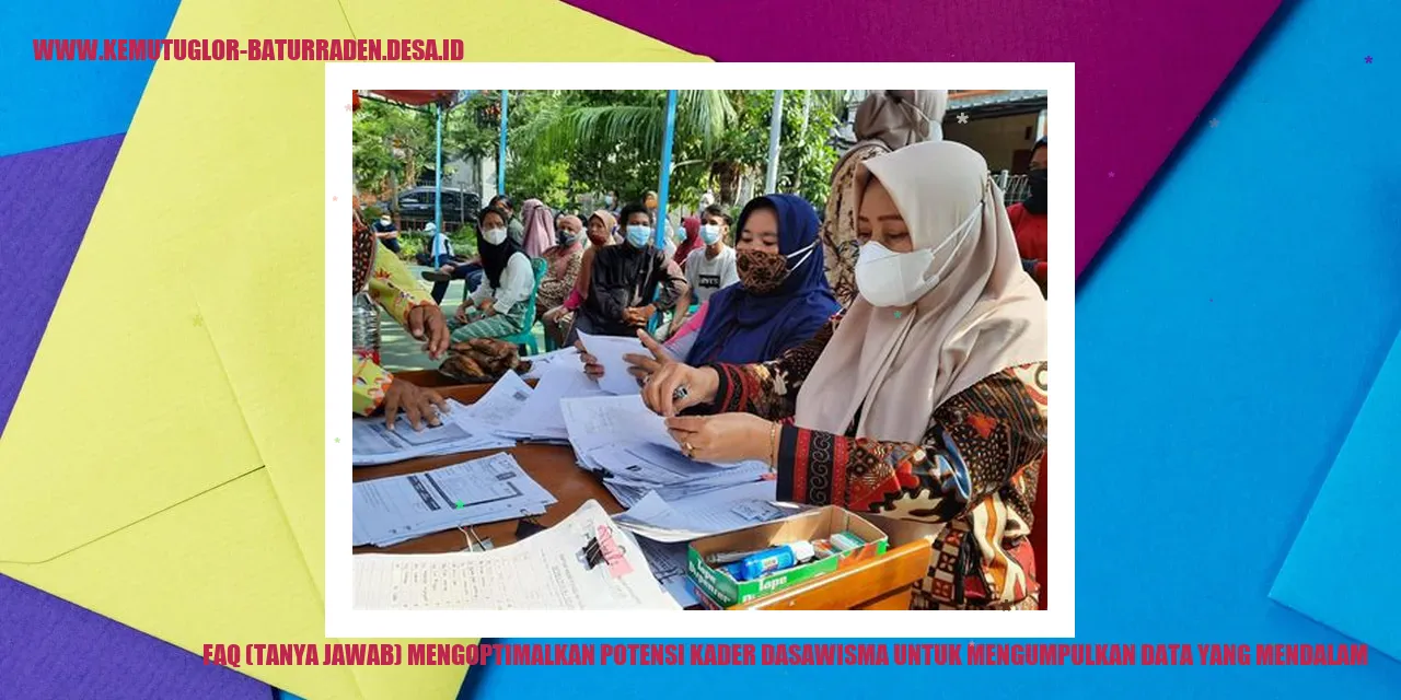Mengoptimalkan Potensi Kader Dasawisma
