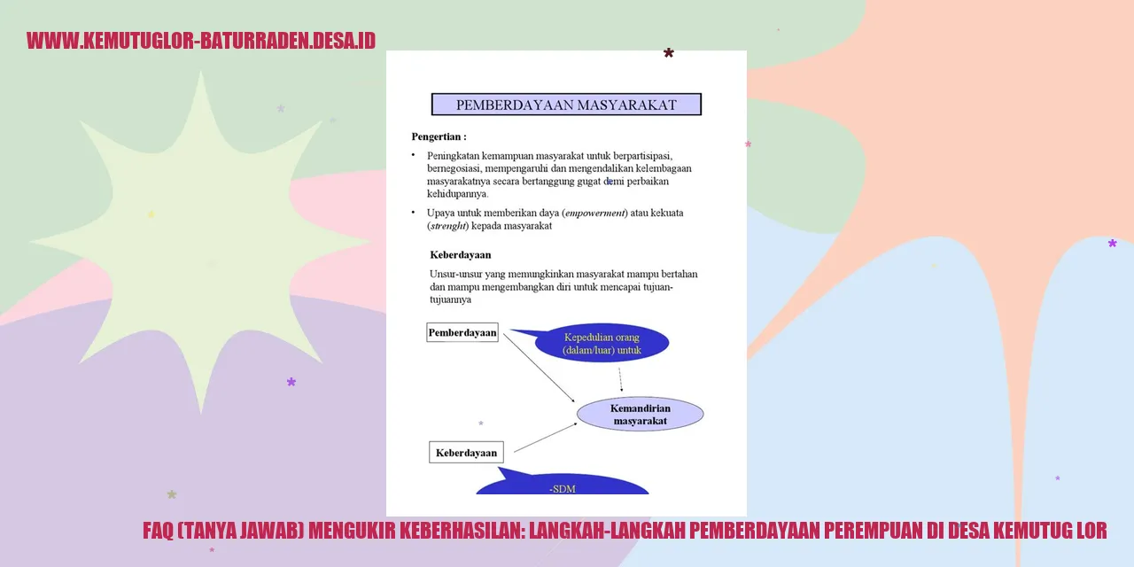 Pemberdayaan Perempuan di Desa Kemutug Lor