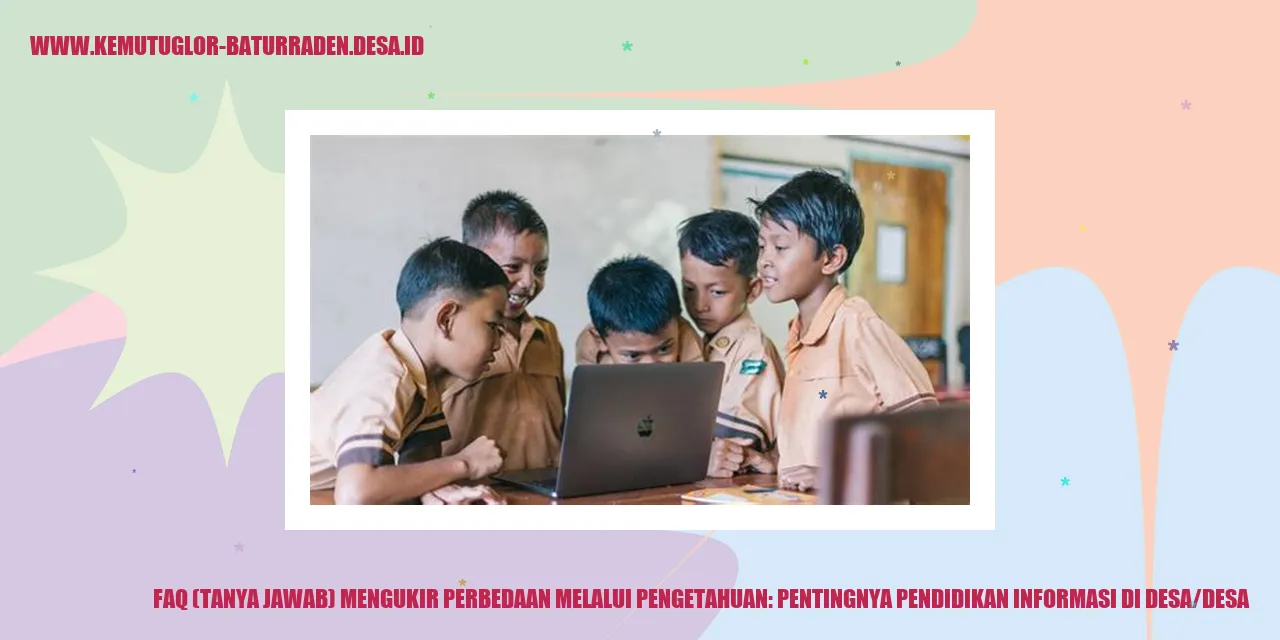 Pendidikan Informasi di Desa