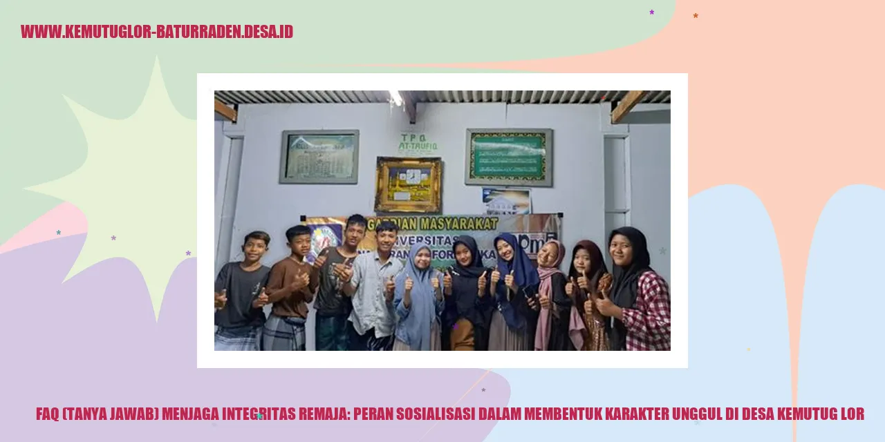 Integritas Remaja