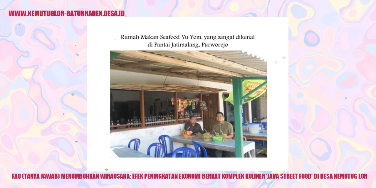 Komplek Kuliner 'Java Street Food' di Desa Kemutug Lor