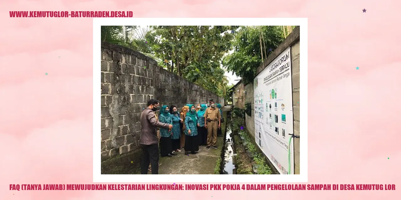 Inovasi PKK Pokja 4 dalam Pengelolaan Sampah di Desa Kemutug Lor