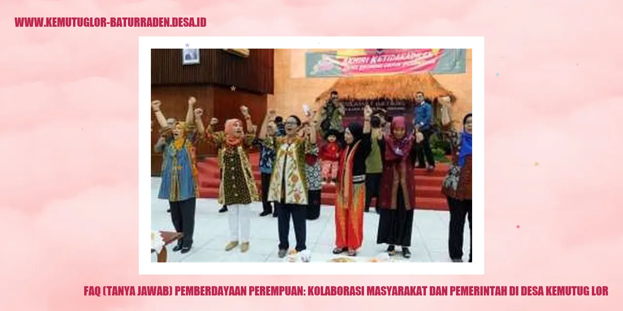 FAQ Pemberdayaan Perempuan