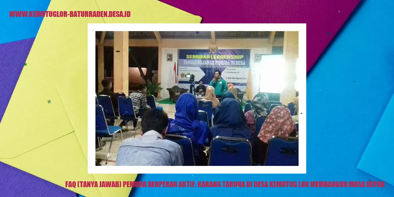 Gambar FAQ Karang Taruna di desa Kemutug Lor