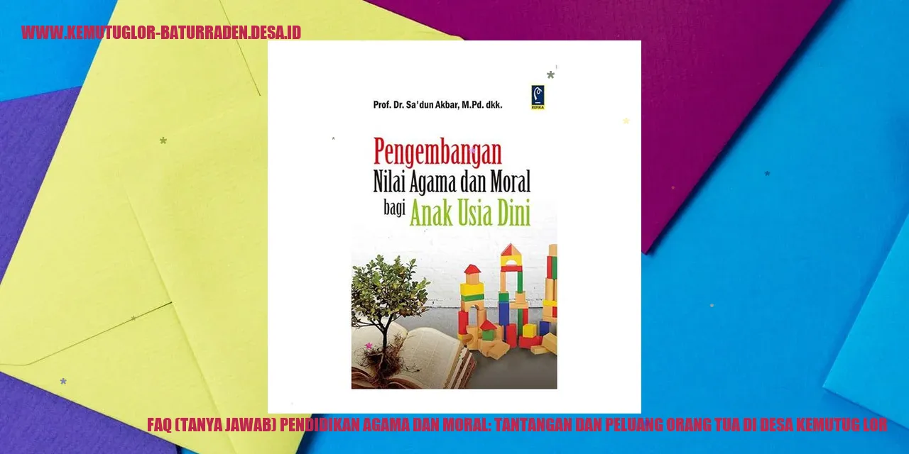 Gambar FAQ (Tanya Jawab) Pendidikan Agama dan Moral