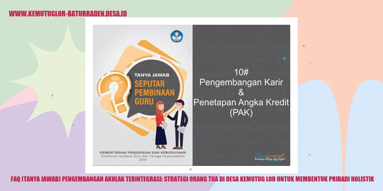 Pengembangan Akhlak Terintegrasi