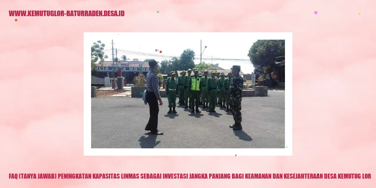Peningkatan Kapasitas Linmas
